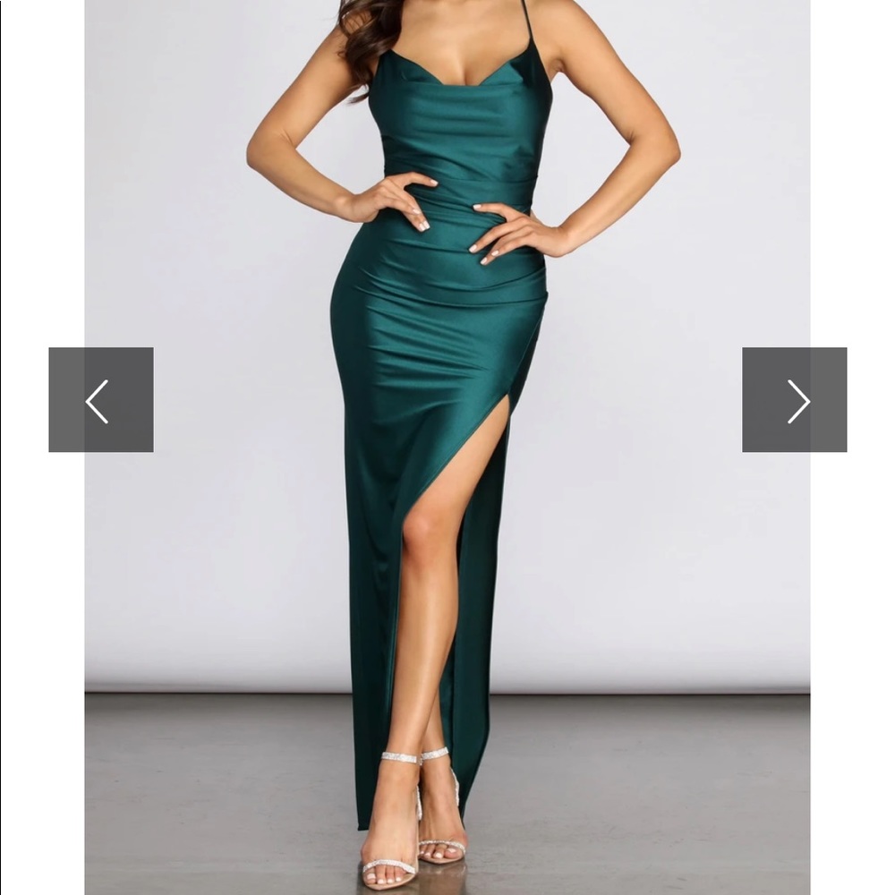 High slit dress